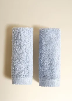 2 pack asciugamani piccoli in spugna di cotone*Croff Discount