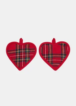 2 pack presine a scacchi a forma di cuore*Croff Discount