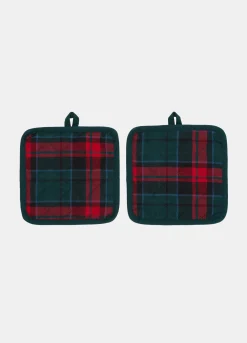 2 pack presine a scacchi in cotone*Croff