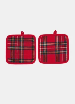 2 pack presine a scacchi in cotone*Croff Outlet