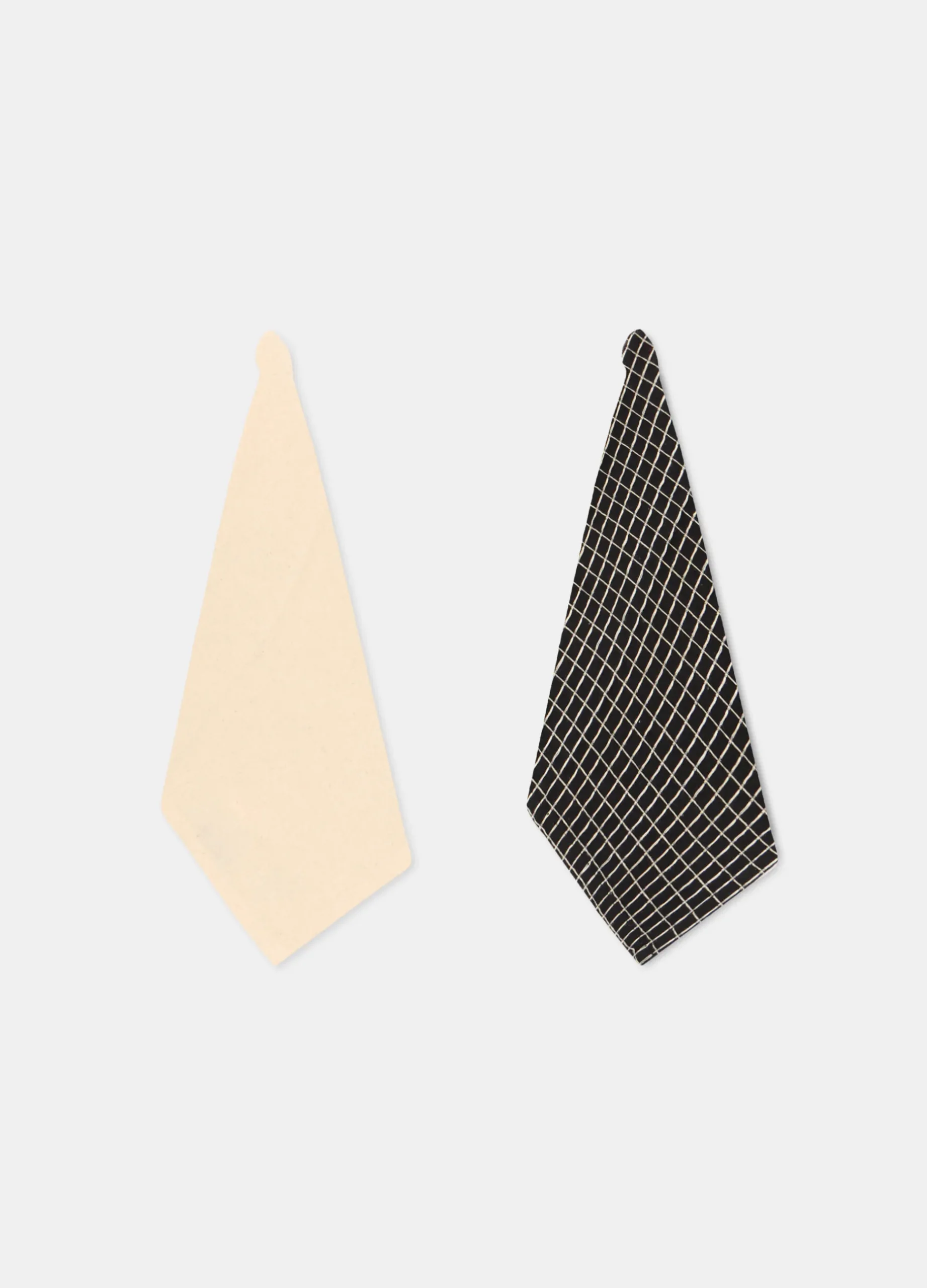 2 pack strofinacci bicolor in cotone*Croff