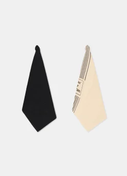 2 pack strofinacci in cotone con stampa*Croff Sale