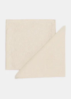 2 pack tovaglioli con motivo metallizzato*Croff New