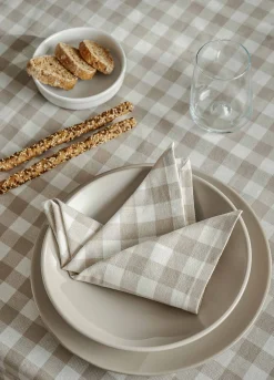 2 pack tovaglioli in cotone a quadretti*Croff Clearance