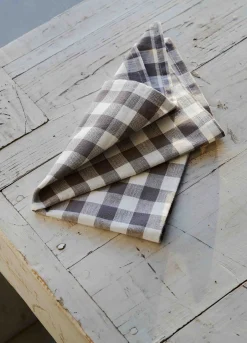 2 pack tovaglioli in cotone a quadretti*Croff Outlet