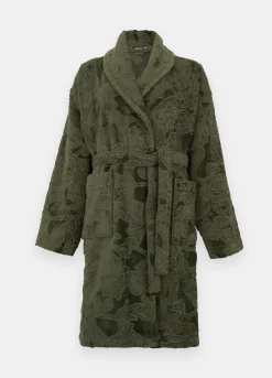 Accappatoio in cotone effetto jacquard*Croff Clearance