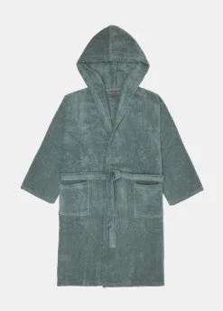 Accappatoio in puro cotone con cappuccio*Croff Online