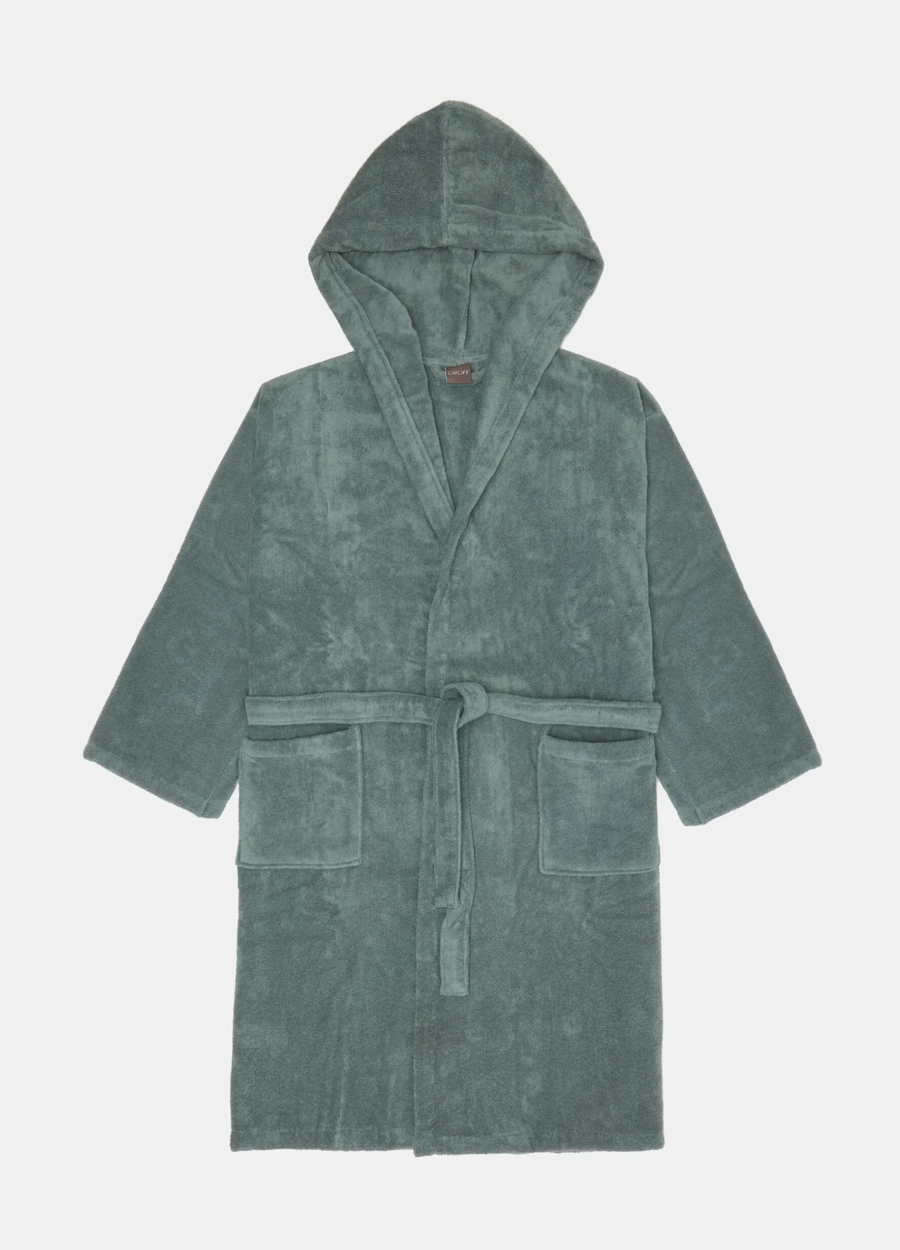 Accappatoio in puro cotone con cappuccio*Croff Online