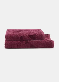 Asciugamano in cotone effetto jacquard*Croff Online