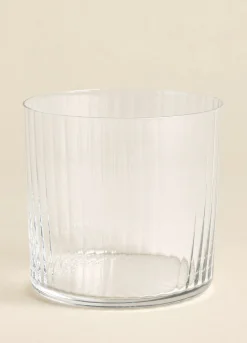 Bicchiere basso con scanalature*Croff Clearance