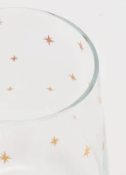 Bicchiere con stelle dorate*Croff Hot