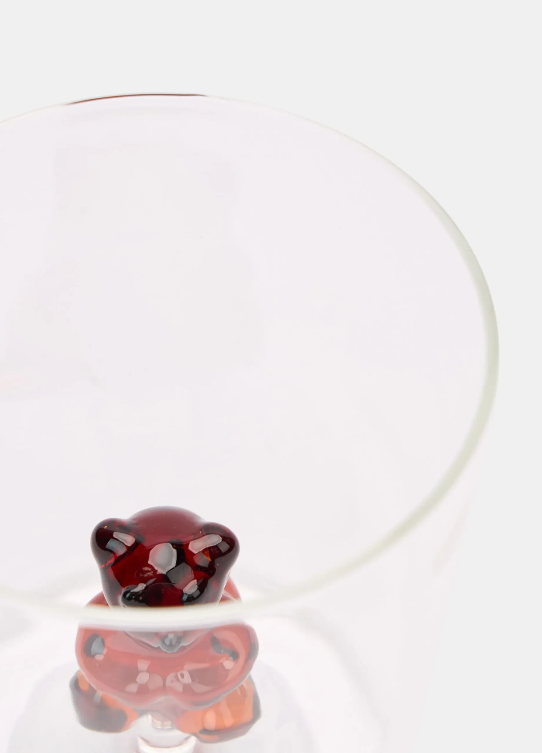 Bicchiere in vetro con Teddy Bear*Croff Online