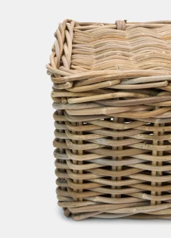 Cesta in vimini con coperchio*Croff Sale