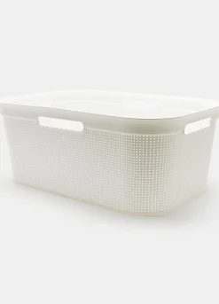 Cesta portabiancheria da 40 litri tinta unita*Croff Discount