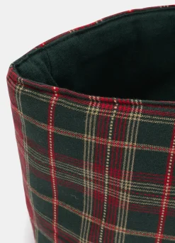 Cestino del pane in cotone tartan*Croff Best