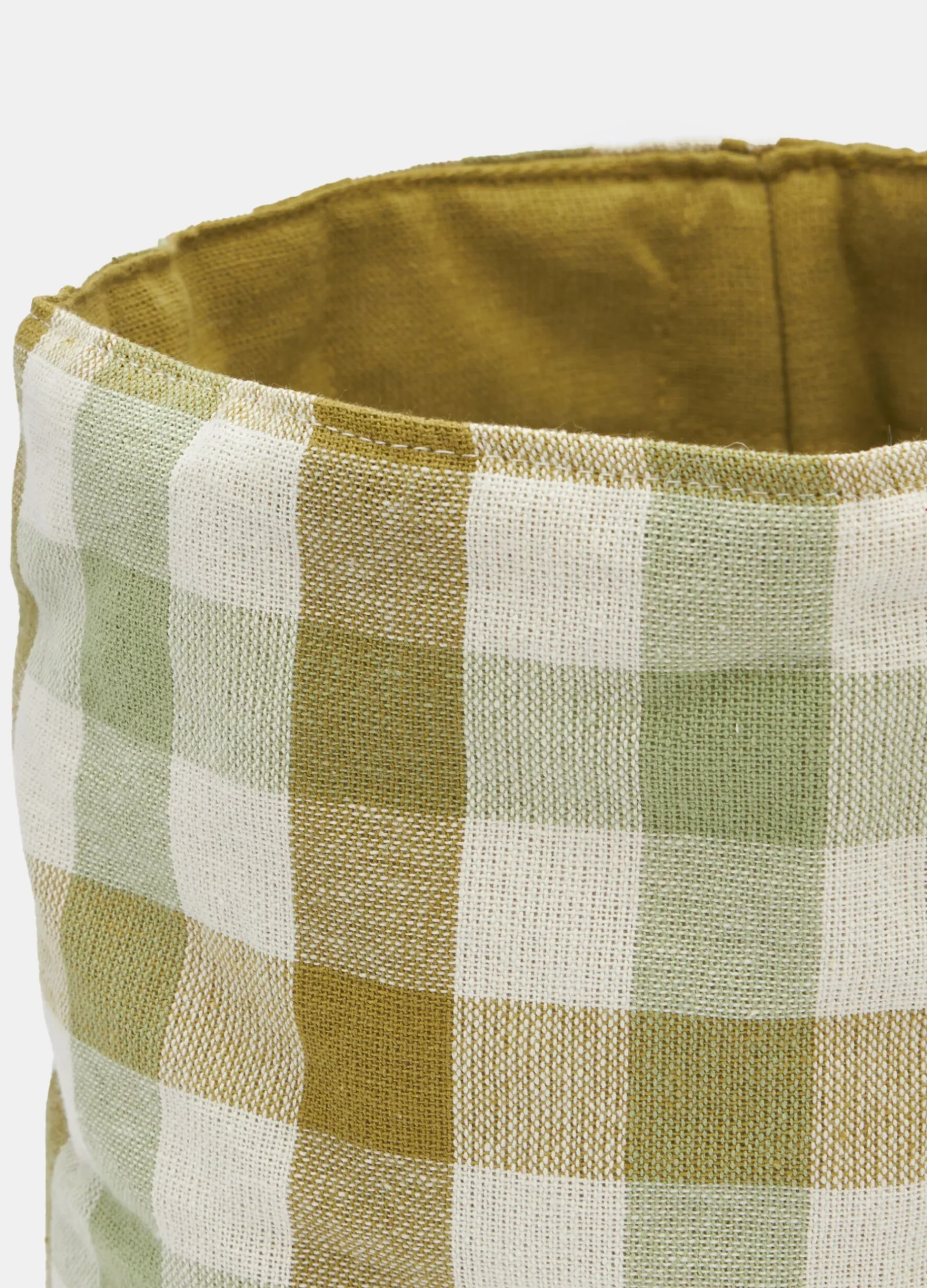 Cestino in cotone biologico a quadri*Croff Clearance