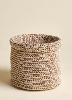 Cesto portaoggetti in tessuto intrecciato*Croff New