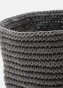Cesto portaoggetti in tessuto intrecciato*Croff Discount