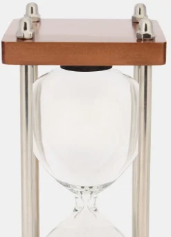 Clessidra con base in legno e metallo*Croff Clearance