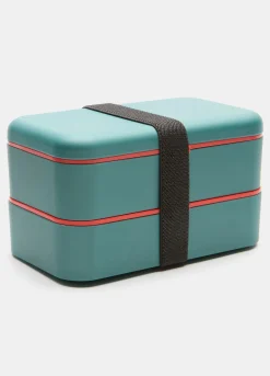 Contenitore porta pranzo doppio scomparto in bioplastica*Croff Best