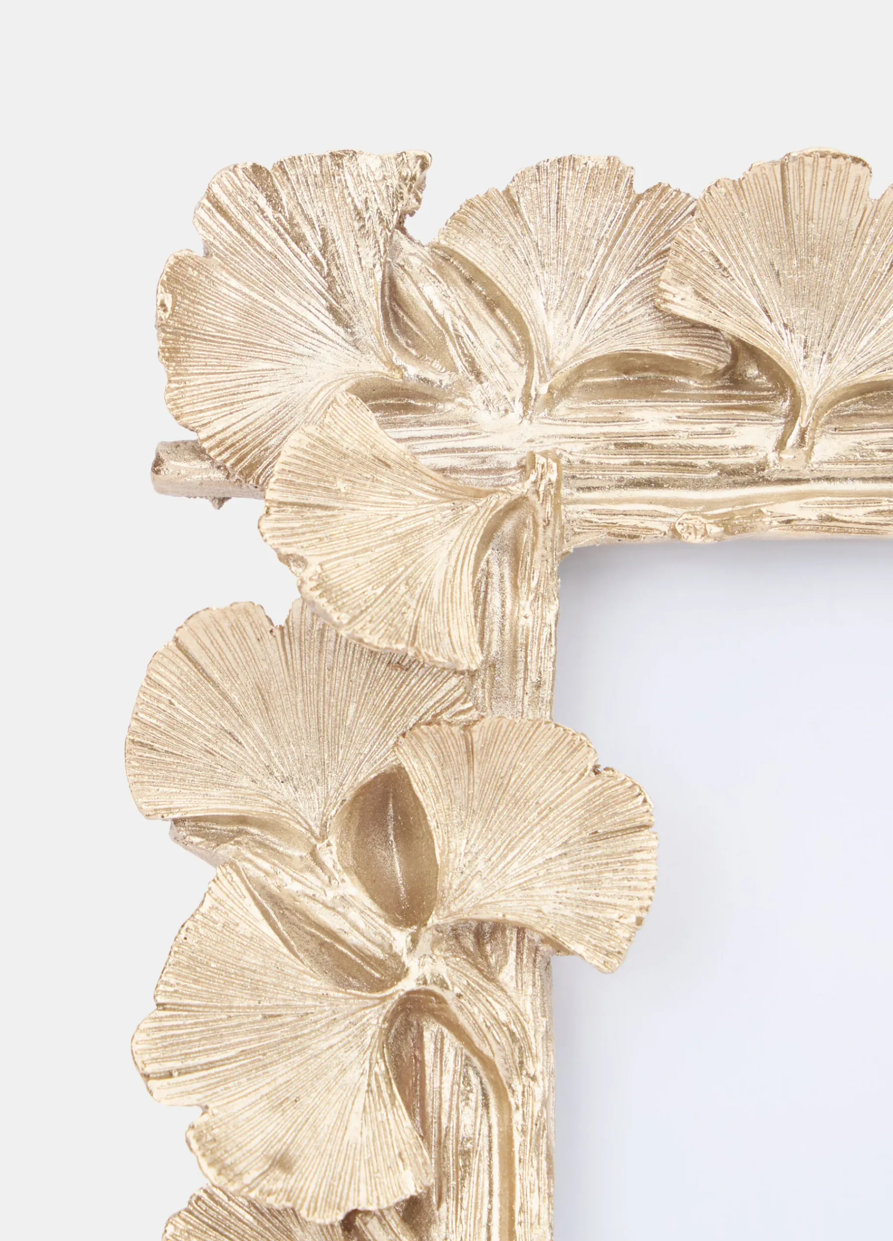 Cornice dorata con foglie di ginkgo*Croff
