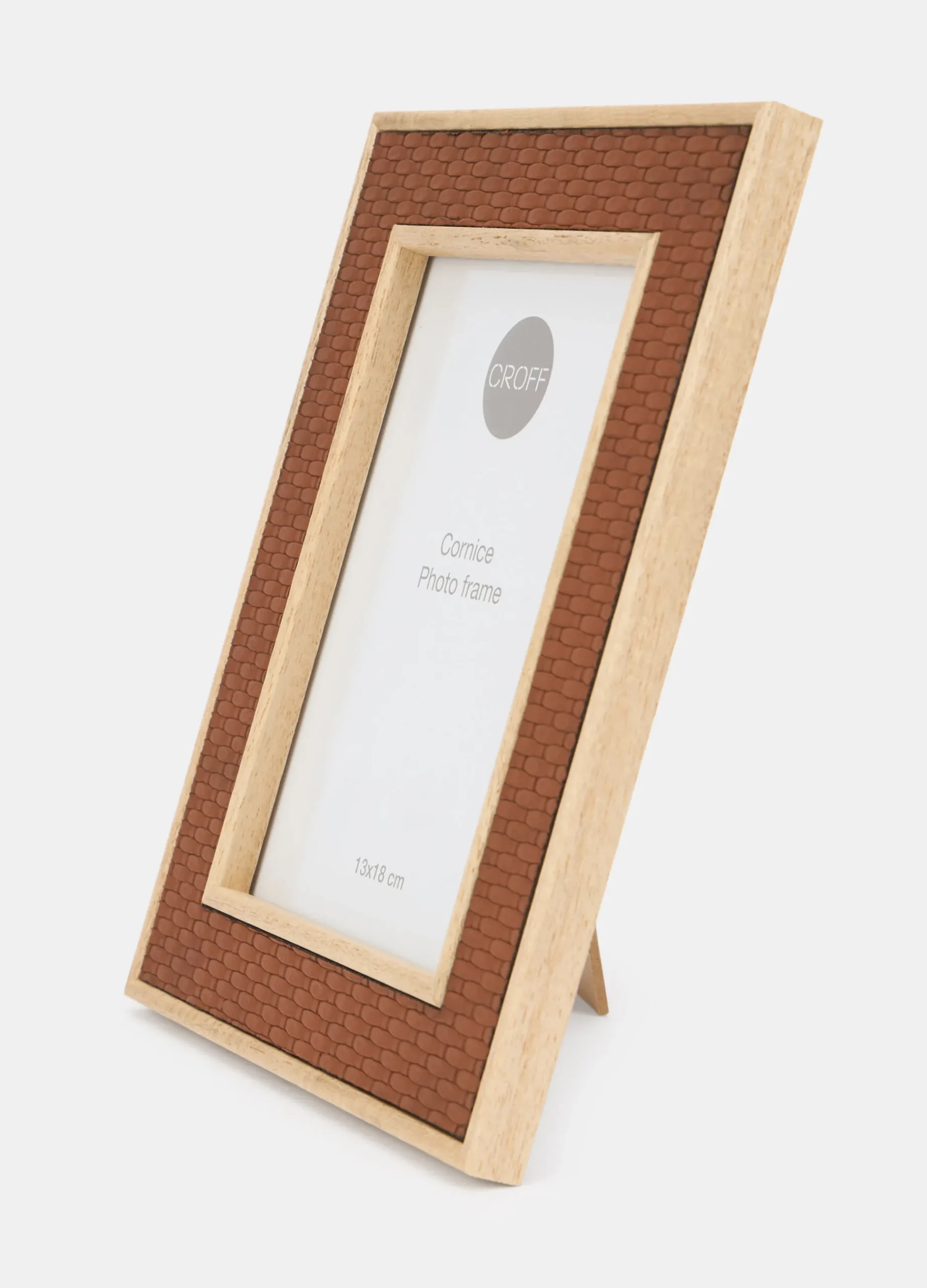 Cornice in legno con doppia texture*Croff Outlet