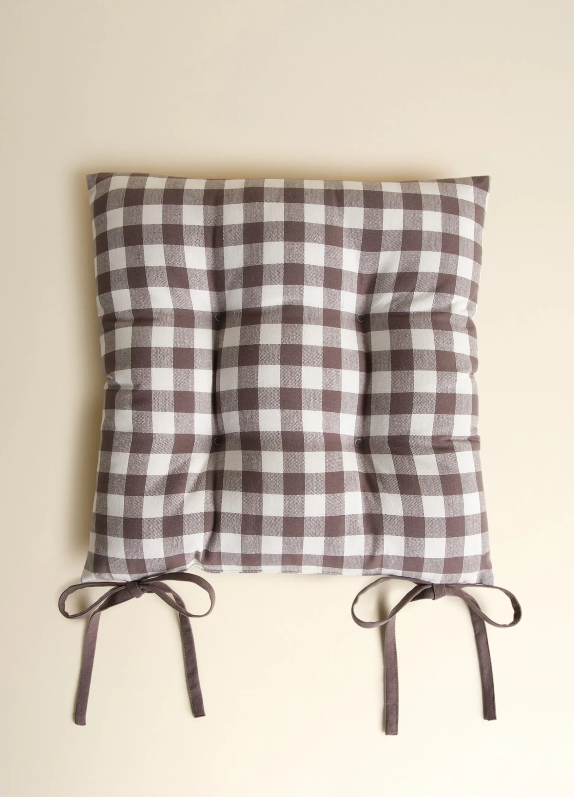 Cuscino coprisedia quadrato a quadretti*Croff Clearance