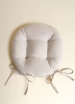 Cuscino coprisedia rotondo trapuntato*Croff New