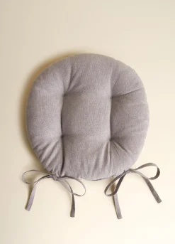 Cuscino coprisedia rotondo trapuntato*Croff New