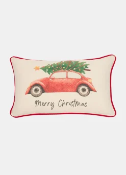Cuscino Merry Christmas in cotone e lino*Croff Hot