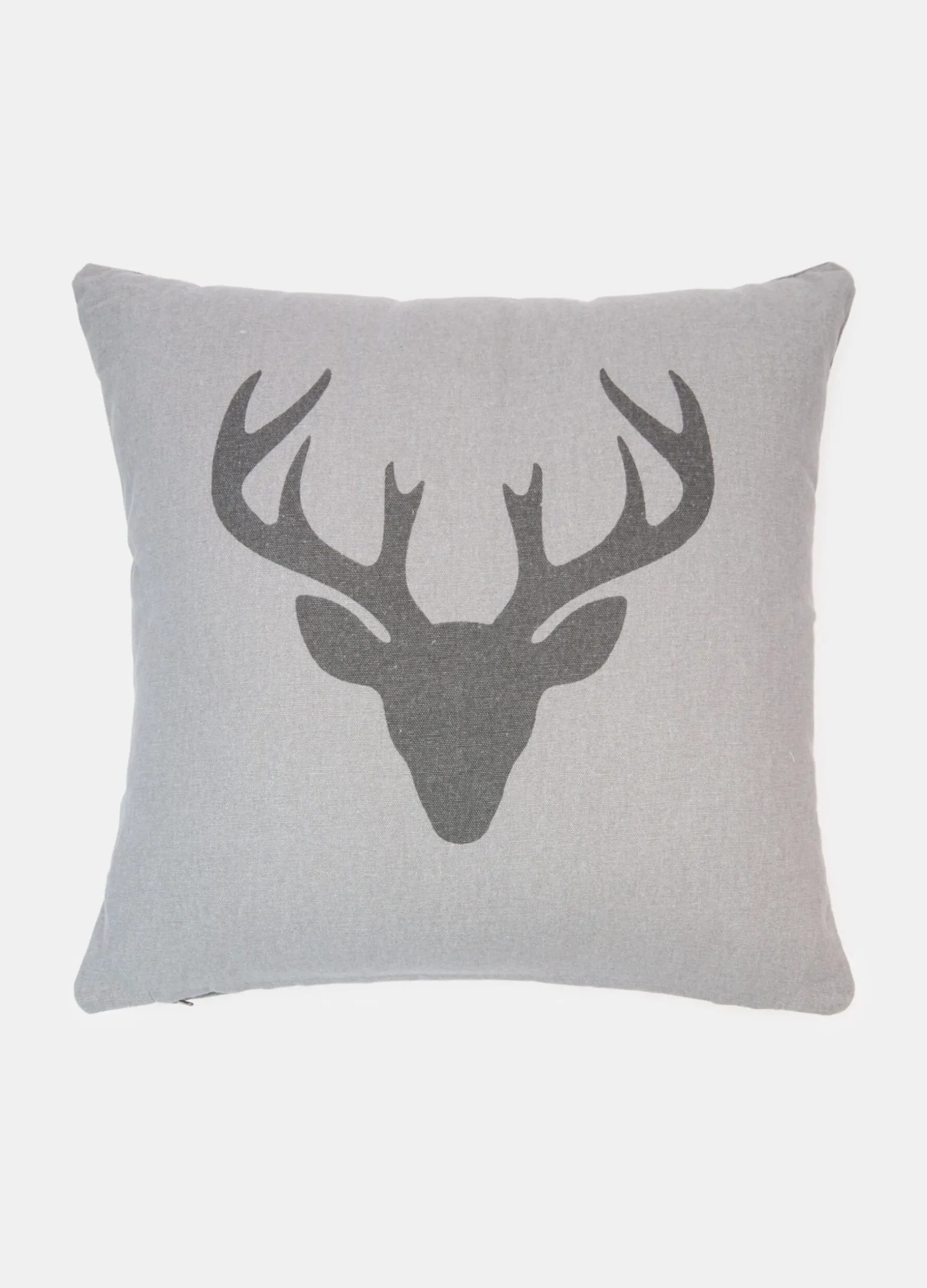 Cuscino quadrato con renna in cotone*Croff Discount