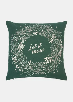 Cuscino quadrato Let it Snow*Croff Discount