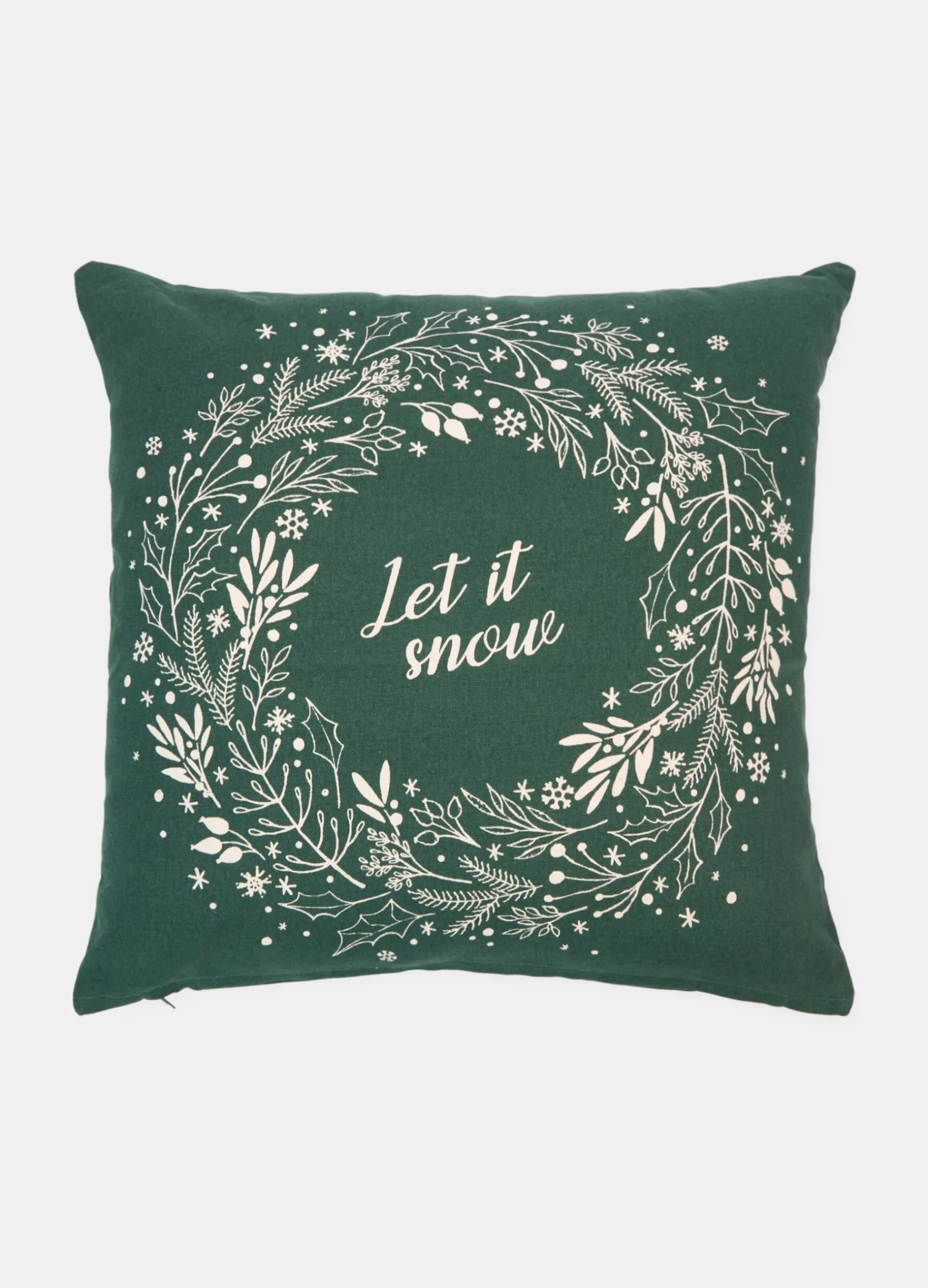 Cuscino quadrato Let it Snow*Croff Discount