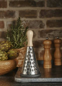 Grattugia conica in legno e acciaio inox Made in Italy*Croff Hot