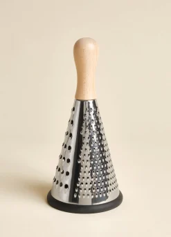 Grattugia conica in legno e acciaio inox Made in Italy*Croff Hot