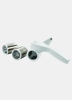 Grattugia formaggio manuale 3 rulli intercambiali in acciaio inox*Croff