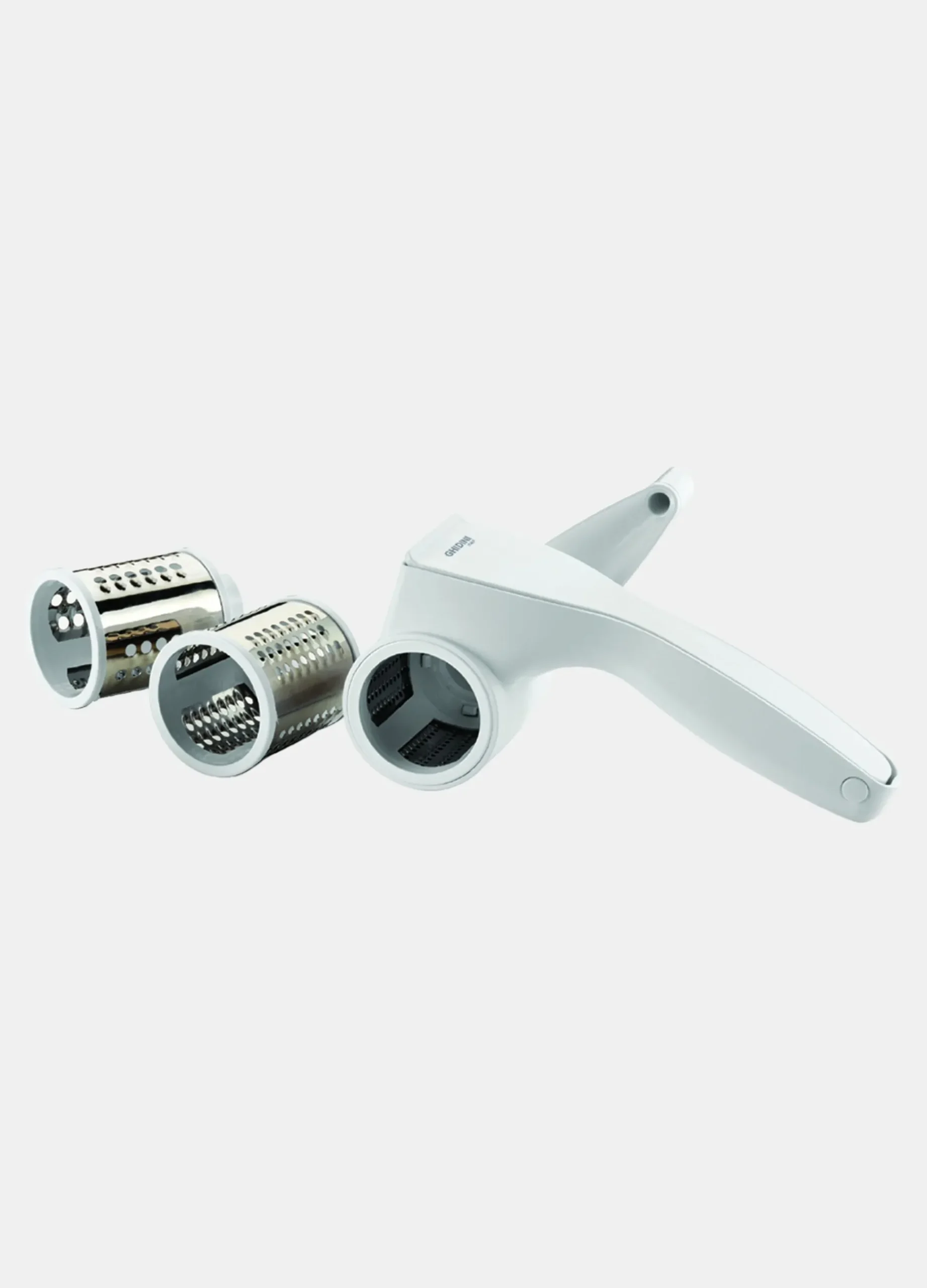 Grattugia formaggio manuale 3 rulli intercambiali in acciaio inox*Croff