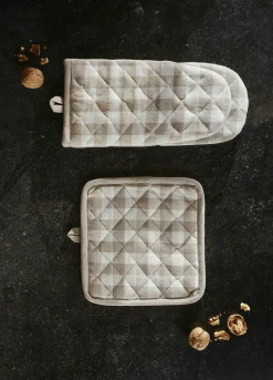 Guanto da cucina in cotone a quadretti*Croff Best