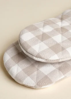 Guanto da cucina in cotone a quadretti*Croff Best
