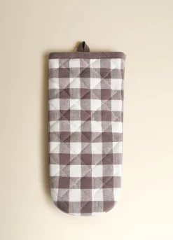 Guanto da cucina in cotone a quadretti*Croff Discount