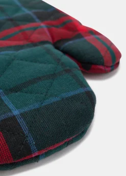 Guanto da forno a scacchi in cotone*Croff Online