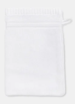 Guanto esfoliante di puro cotone in tinta unita*Croff Online