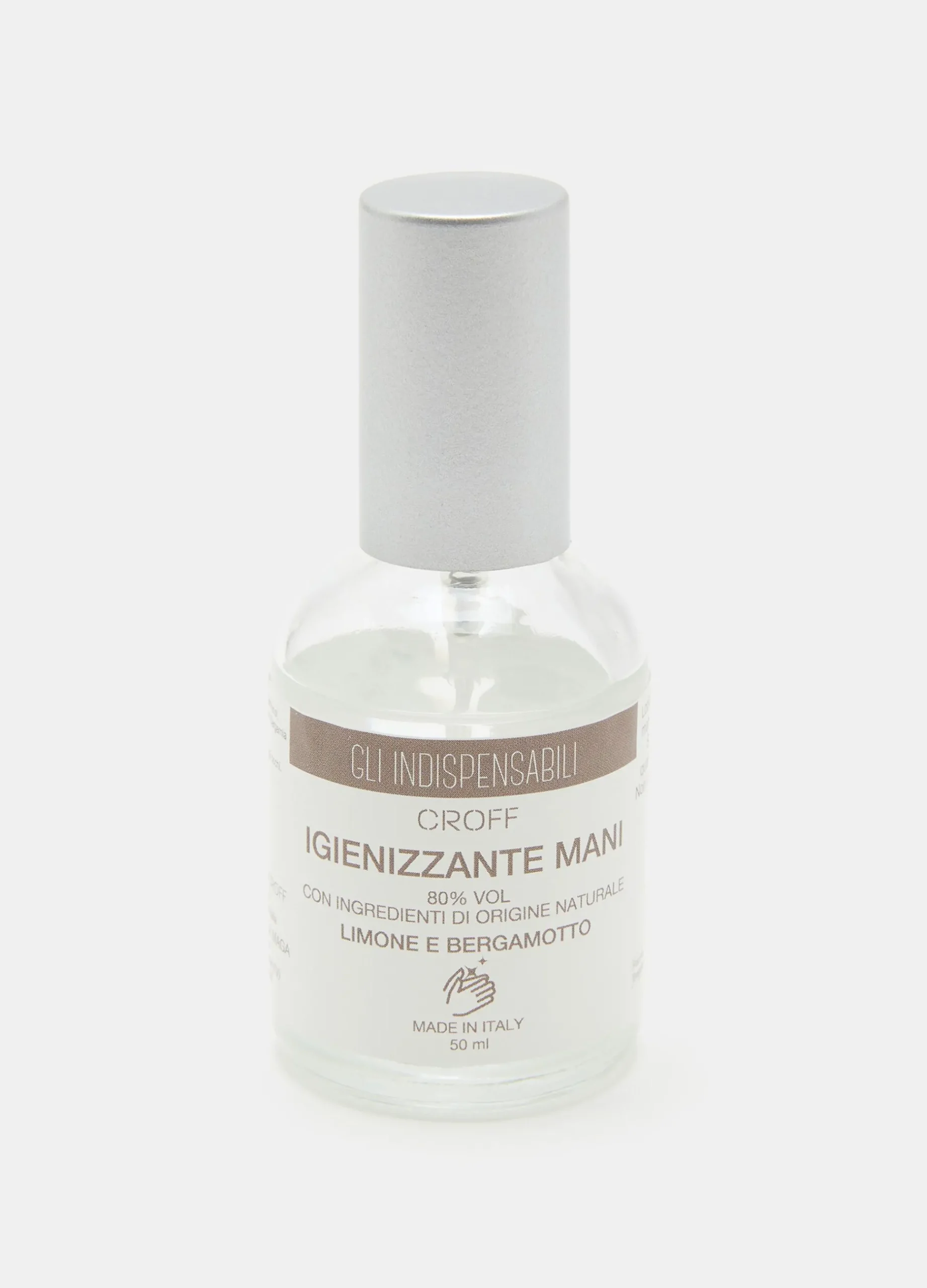 Igienizzante mani con limone e bergamotto*Croff New