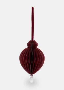 Ornamento a goccia per albero di Natale in carta*Croff Clearance