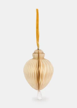 Ornamento a goccia per albero di Natale in carta*Croff Discount