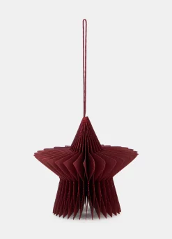 Ornamento a stella per albero di Natale in carta*Croff Hot