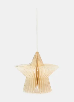 Ornamento a stella per albero di Natale in carta*Croff Clearance
