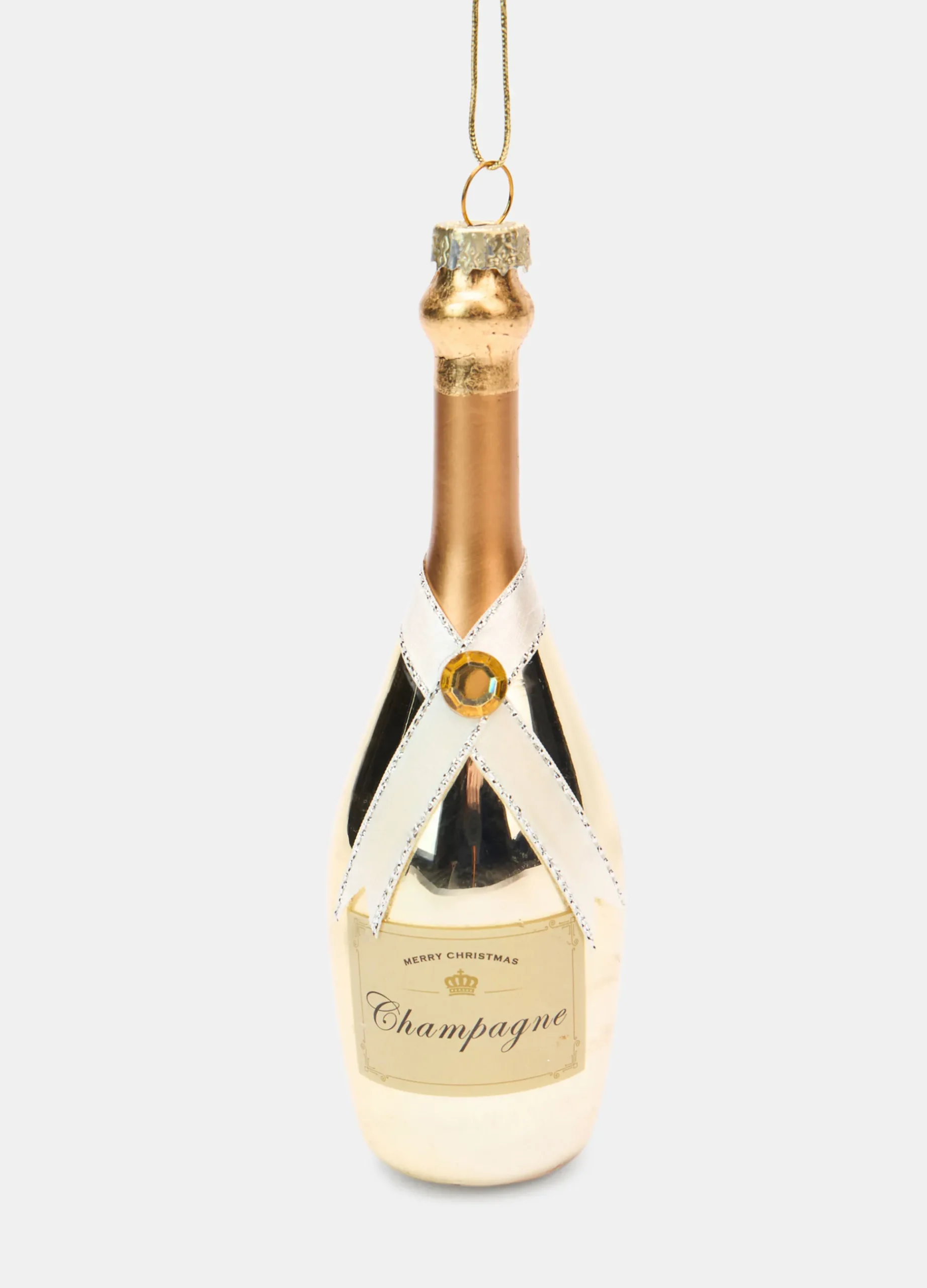 Ornamento bottiglia di champagne*Croff Online