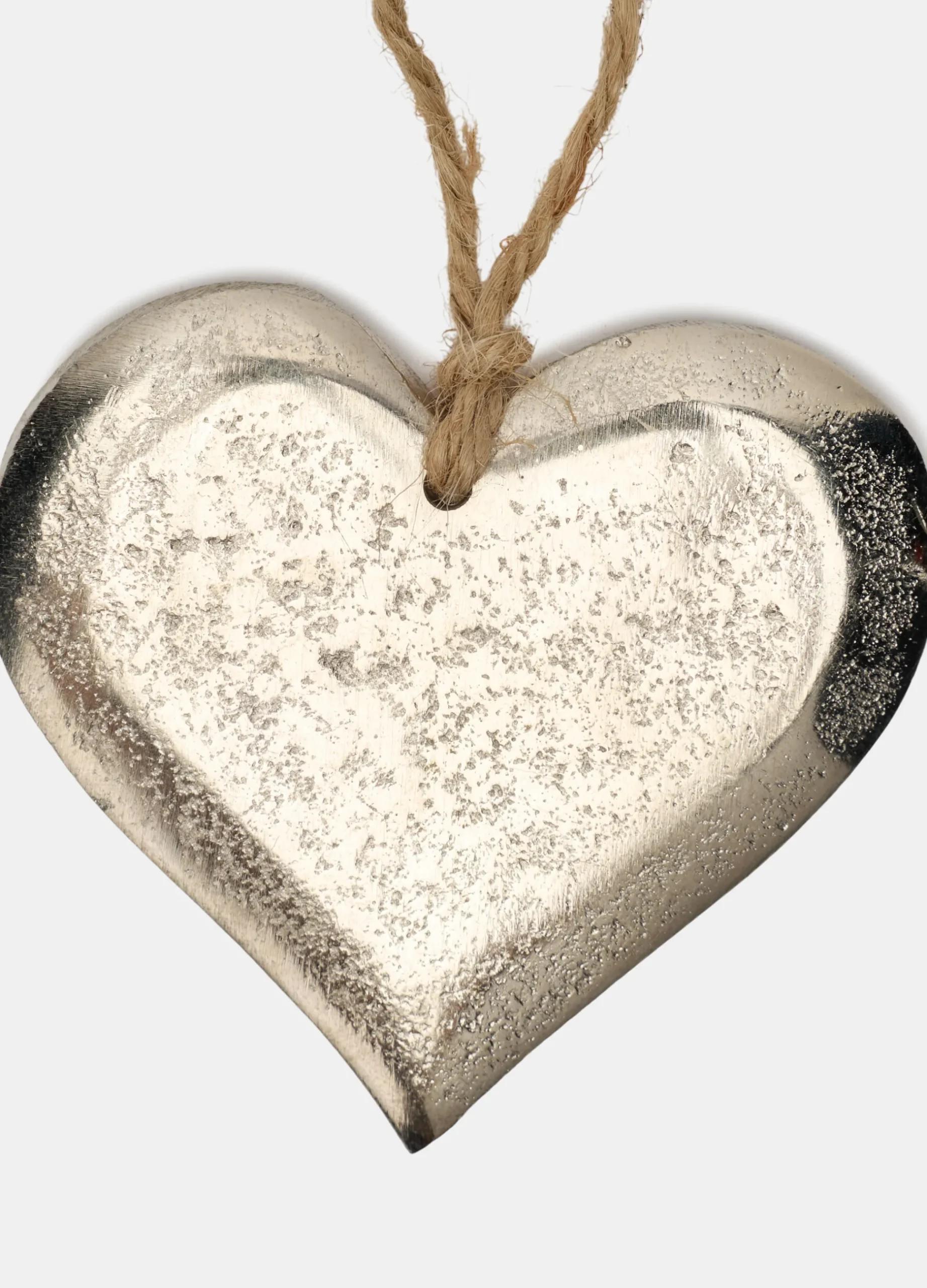Ornamento cuore in metallo anticato*Croff Hot
