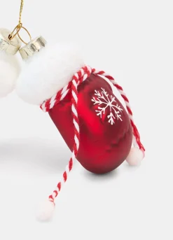 Ornamento guanti di Babbo Natale*Croff